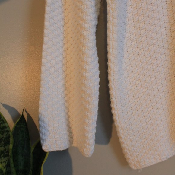 White Knit Sweater - Picture 3 of 3